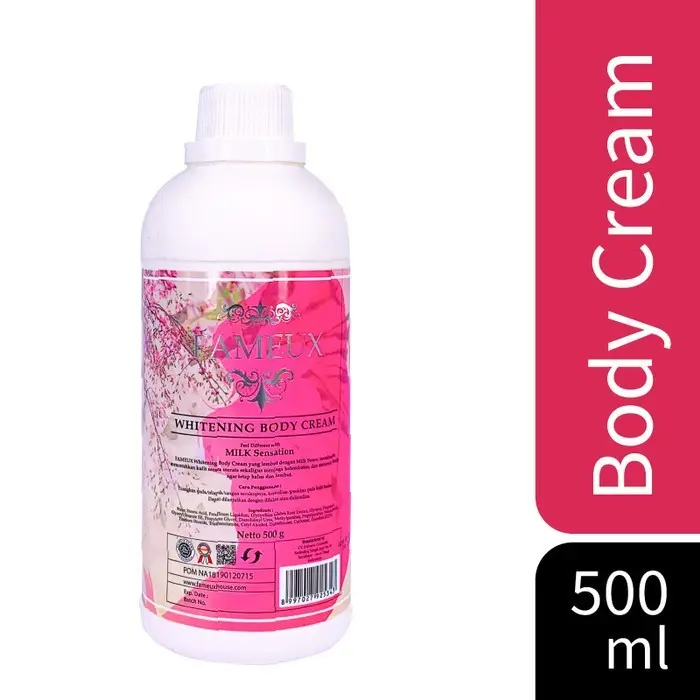 Fameux Whitening Body Cream(Bleaching) 500ml
