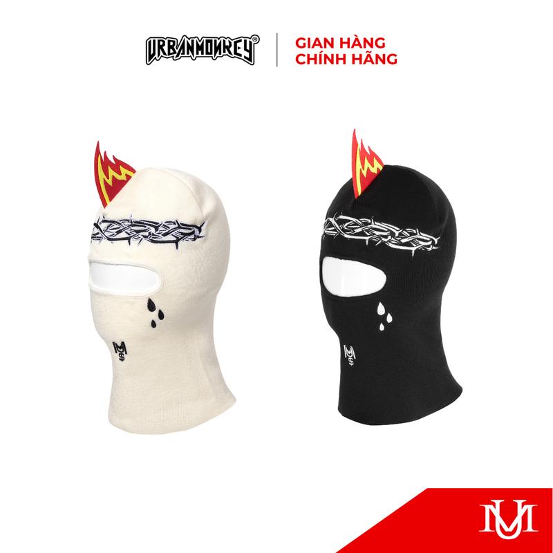  Nón Beanie   Trùm Mặt Unisex URBAN MONKEY Gorado Ski Mask Len Đan Nam Nữ 2 Phối Màu Local Brand 