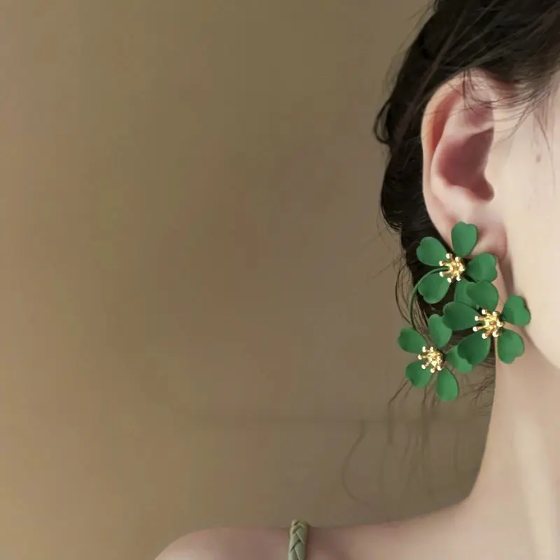 Hoa Tai Hoa, Phong Cách Pháp, Sành Điệu, Tinh Tế Và Tinh Tế, Hoa Tai Đinh Tán, Dành Cho Phụ Nữ, Hàng Mới Về