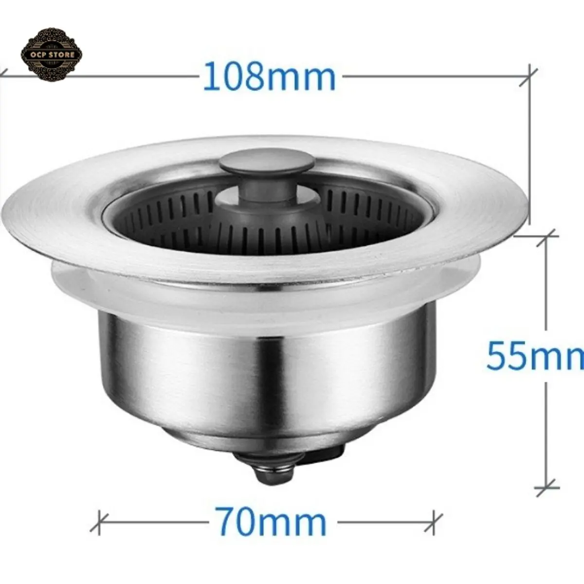 Khay lọc rác bồn rửa bát nhựa cao cấp tự đổ rác