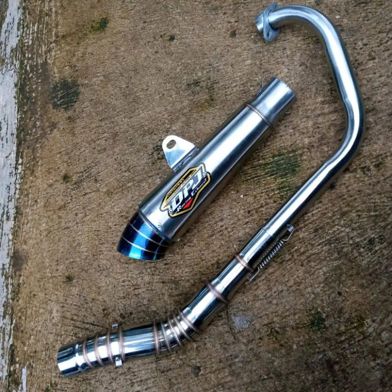 knalpot dpj keong saringan setengah tiger gl cb mp vixion fu mx scorpio verza