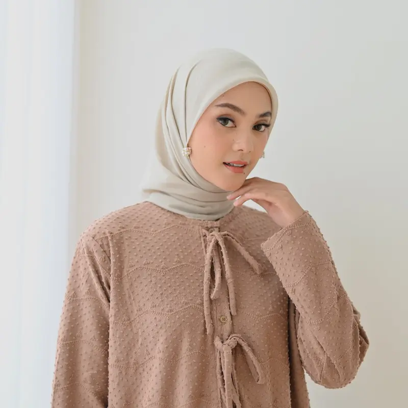 Marchemode Geka Cardi Blouse Baju Knit Lengan Panjang 2