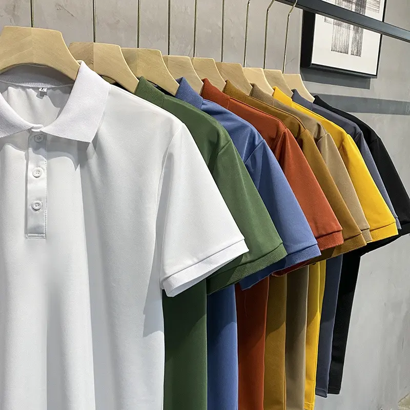 High Quanlity Sport Outdoor Breathable Kolar Collar T Shirt Business Casual Golf Polo T Shirt Men