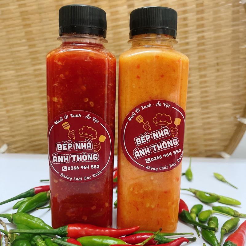  COMBO Sốt Thái 250ML+ Muối Ớt Đỏ 250ML - Sốt Tươi Chuẩn Vị Thái Truyền Thống - Sốt Thái trộn Hải Sản Chân Gà - KHÔNG CHẤT BẢO QUẢN 