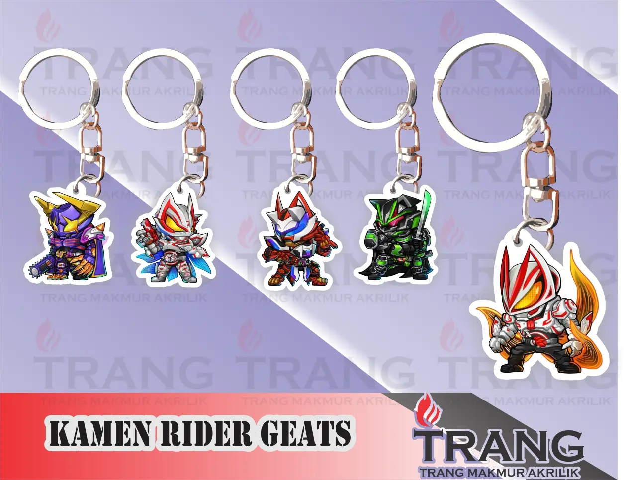 Gantungan Kunci Akrilik Kamen Rider geats Final Form/Acrylic Keychain Kamen Rider geats Final Form Ganci Ganci