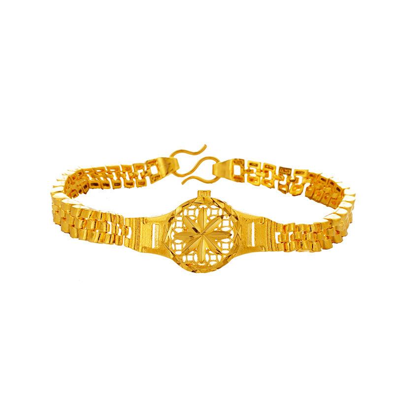 Sand Gold Sunflower Rice Shaped Watch S Buckle Bracelet Women's Fashion Versatile Long Lasting Color Bracelet Bracelet Bridal Wedding Birthday Party Gift crunchy  pepper  bracelet 6