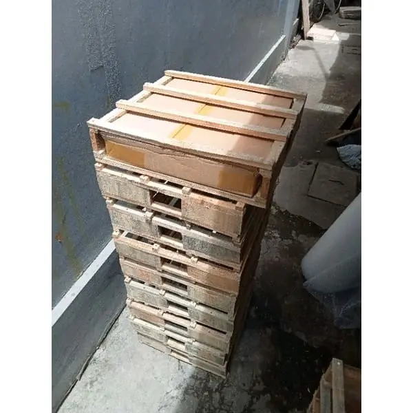 Ekstra paking cermin wastafel Gantung dinding aesthetic palet kayu klaim Garansi