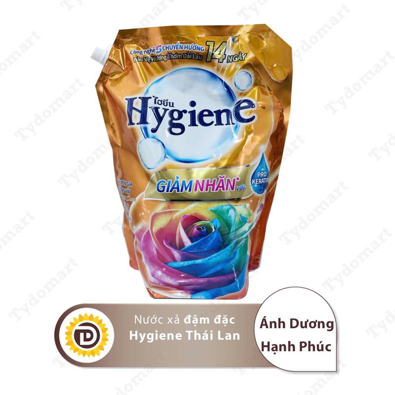 (Túi 3.5L) Nước Xả Vải Đậm Đặc Hygiene Thái Lan Hương Hoa Làm Mềm Vải 6