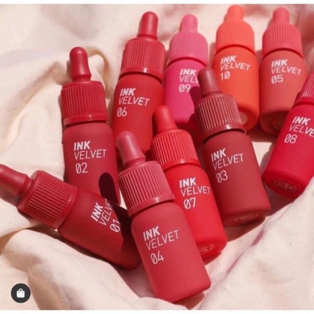 Son Peripera Ink Velvet Lip Tint  lì, son kem lì