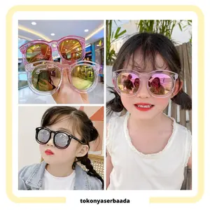 TSA BUNDLING 1PCS  7PCSMIX  Kacamata Anak 6688 Fashion Anak Kaca Mata Hitam High Quality Kids Sunglasses Kaca Mata Murah Import