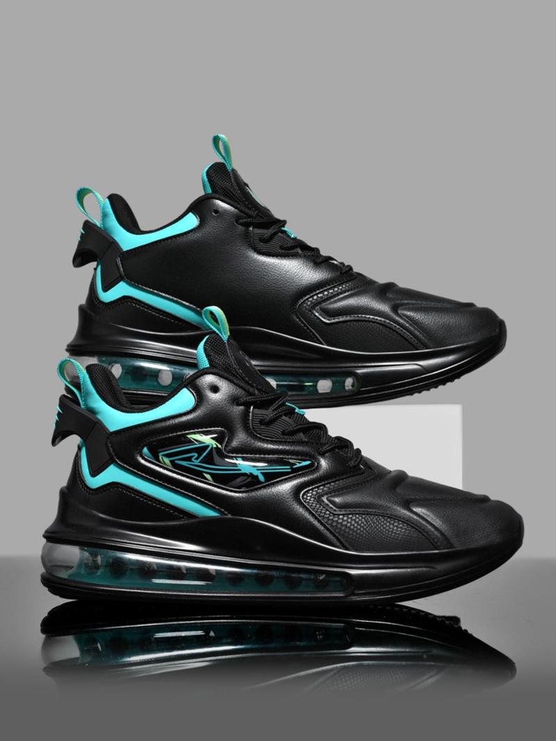 Product Introduction of Men's Sporty Lace Up Sneakers, Casual Comfortable Breathable Running Shoes, Trendy All-match Anti-slip Sneakers for Daily Wear, Trainer 8