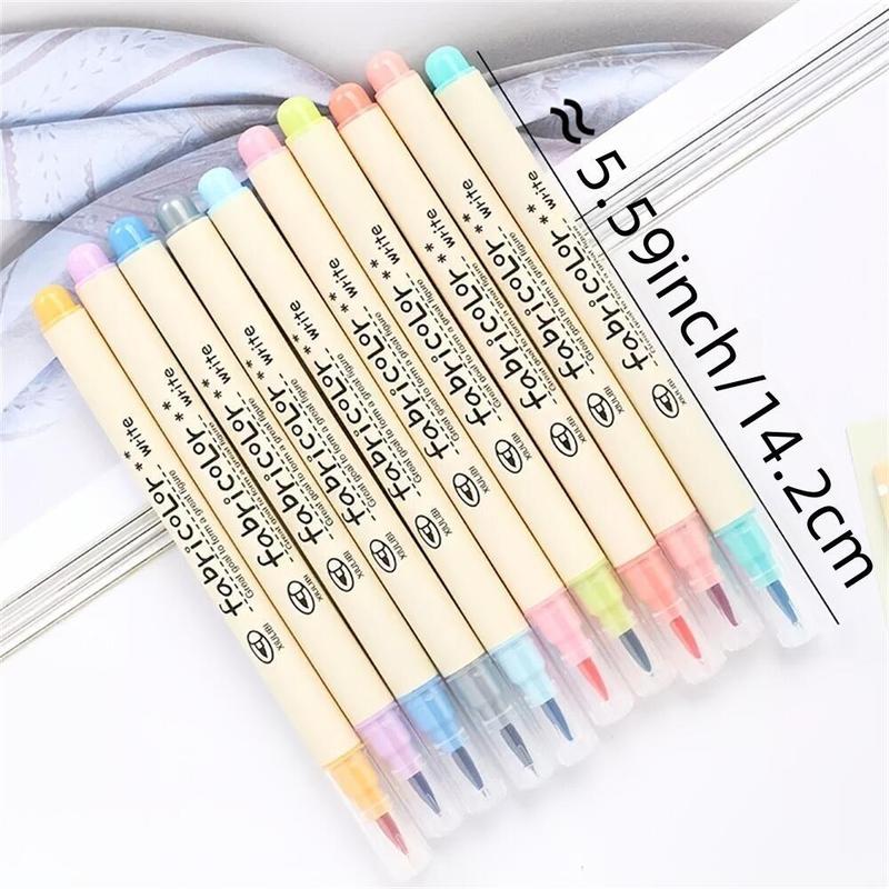 [Back To School] 10-color Soft-tip Brush Pens - Perfect for Calligraphy Art & Stationery! 1
