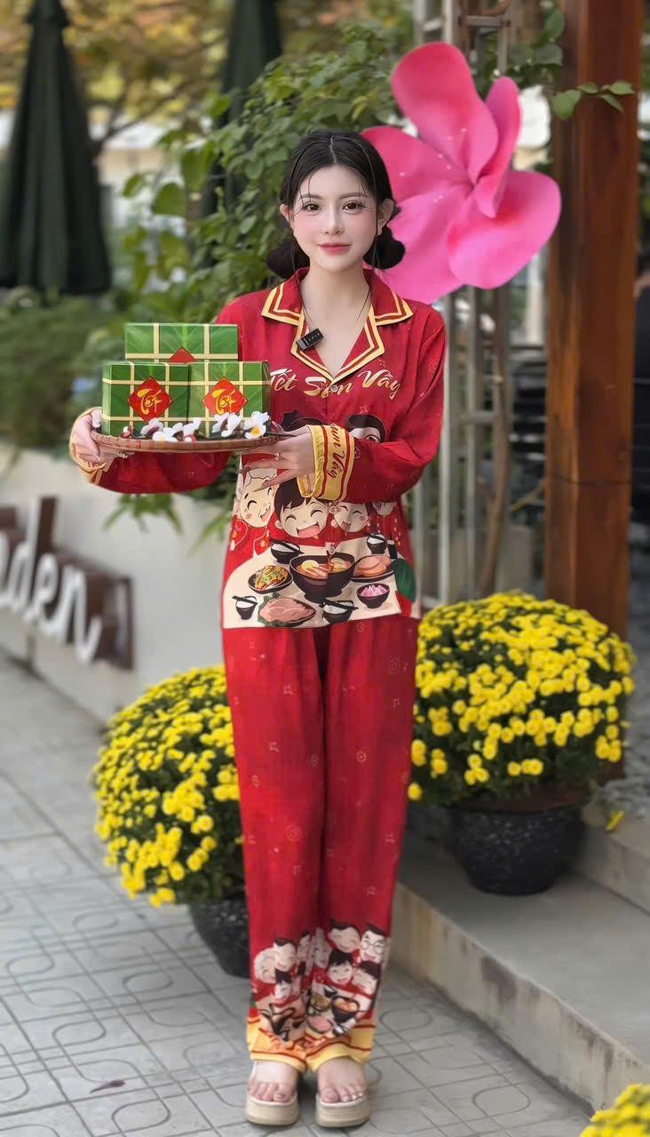 Product Introduction of 5CE-Bộ Pijama Latin Tết sum vầy newyear đủ size 45-60kg và 61-75kg 10