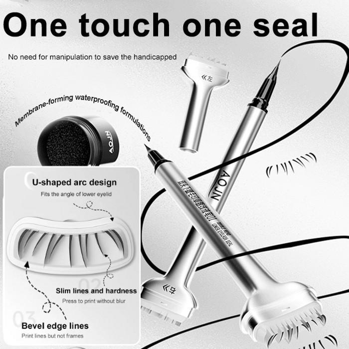 Product Introduction of Con dấu lông mi dưới Eyeliner Liquid 2 trong 1 Hỗ trợ mascara chống thấm nước và mồ hôi không chóng mặt Cosmetic 6
