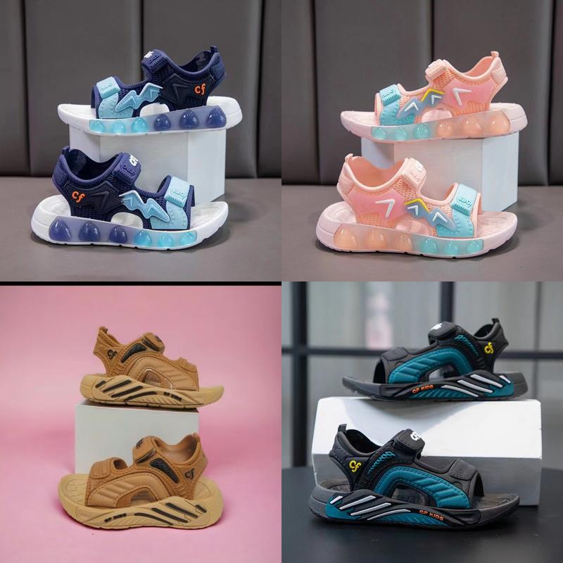 Sandal Bé Trai Bé Gái Thời Trang Mới 2025 Đế Cao Su Mềm Êm Chân Từ 1 đến 12 tuổi :sandal 4 màu