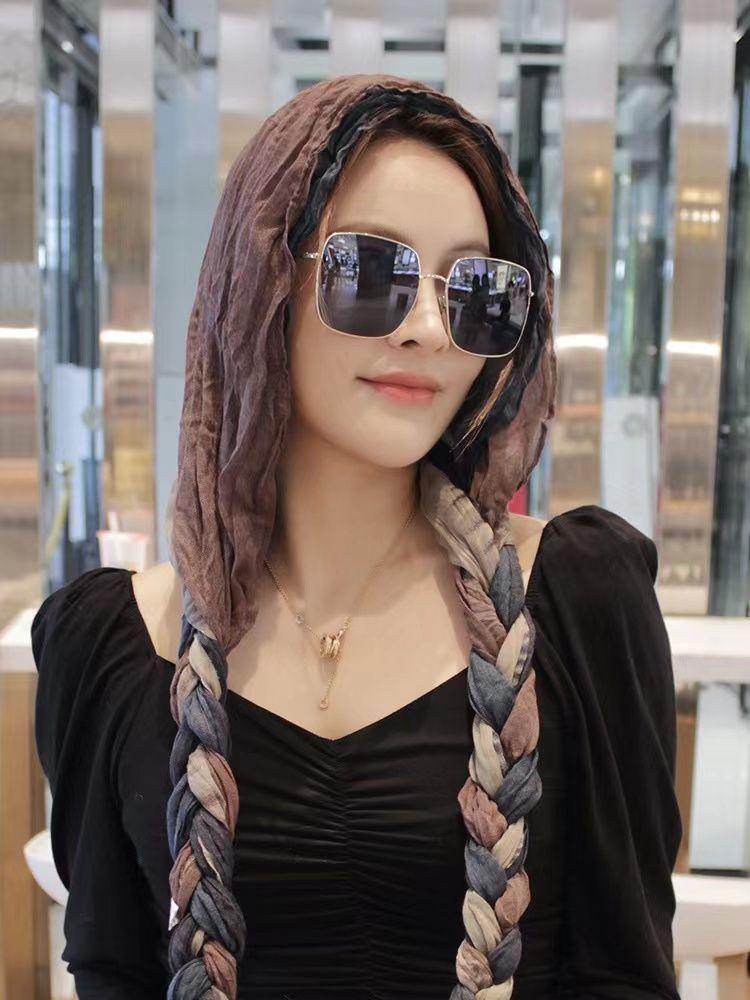 Product Introduction of Khăn Quàng quàng cổ Bện Phong Cách Dân Tộc, Làm Bằng Bông Và Vải Lanh, In Hình Người Nổi Tiếng Trên Internet Phổ Biến Khăn Choàng, Khăn Quàng cổ Toque, Khăn Quàng lụa, Sử Dụng Kép, Thích Hợp Cho Tất Cả Các Mùa, Khăn Quàng quàng cổ Dài 17