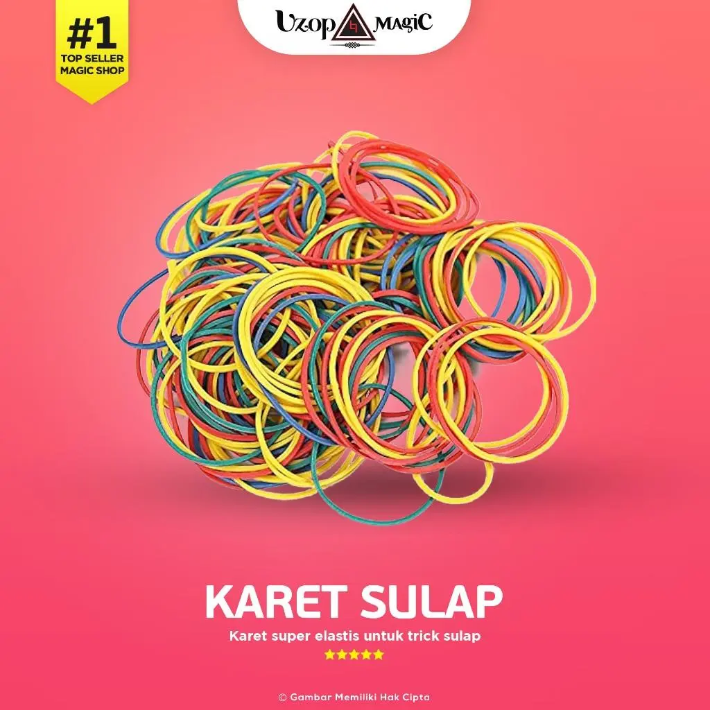 Karet sulap - karet khusus sulap - sulap karet