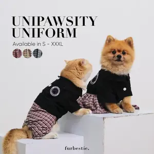 Furbestie Unipawsity Uniform Jumpsuit & Dress Anjing Kucing