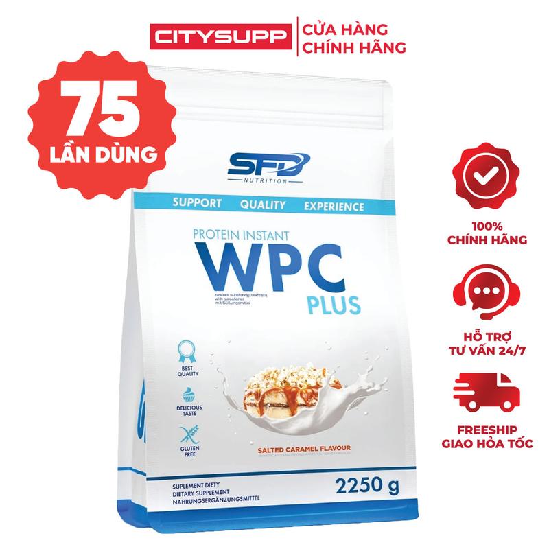 Bột Whey Protein SFD Instant WPC Plus (2.2kg) Whey Protein Concentrate | Nhập Khẩu Ba Lan | CitySupp | Whey WPC