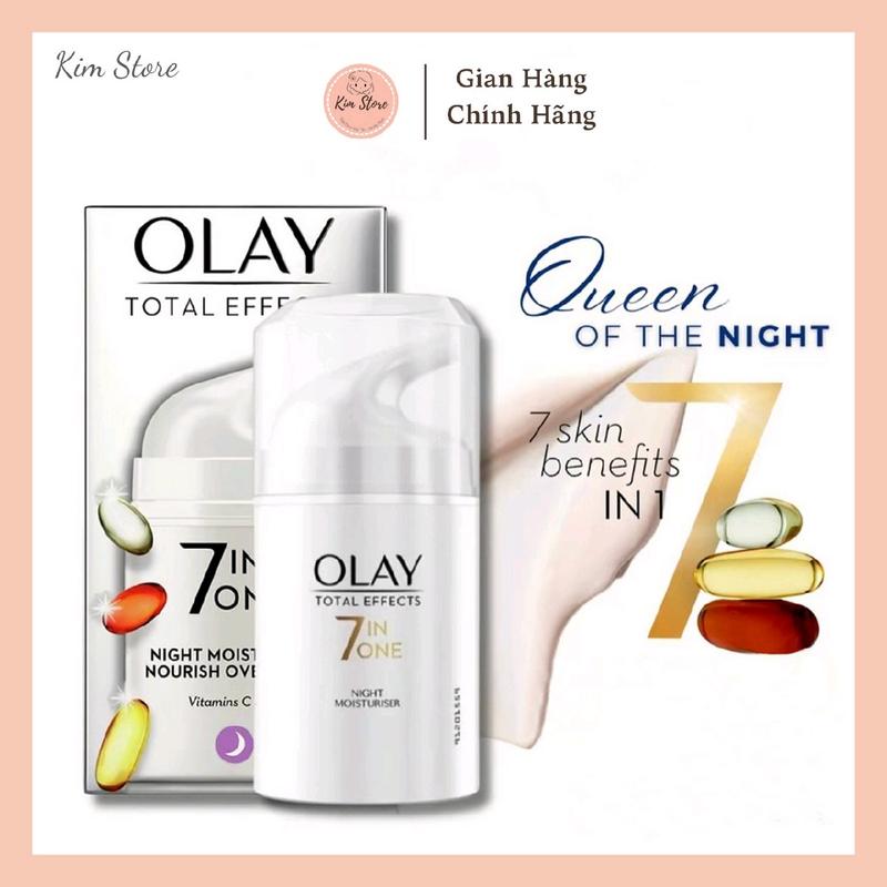  Kem Dưỡng OLAY Total Effects 7 in 1 Ngày & Đêm bản UK 50ml Làm Đẹp Da 