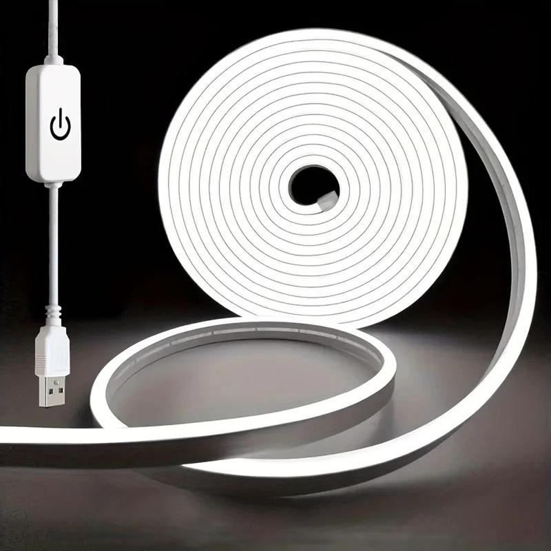 Flexible LED Neon Light, USB Powered Touch Sensor Dimmable Neon Light, Decorative Lighting for Bedroom, Living Room, Garden, Bar Decorative Lighting 1