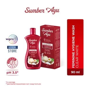 Sumber Ayu Feminine Wash Clear White 90Ml - Pembersih Kewanitaan