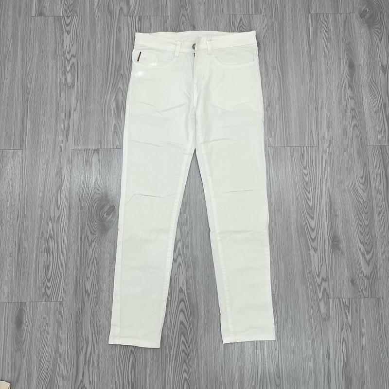 Quần Jean Trắng Nam Rách Gối 89 hàng cao cấp Menswear