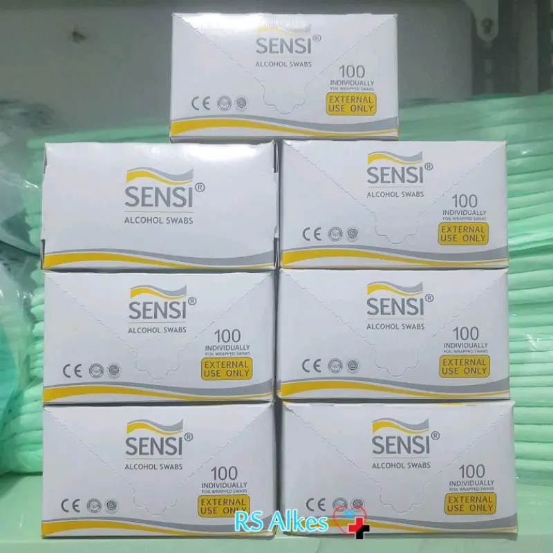 Tissue Alkohol Swab Sensi Untuk Luka Tissue Antiseptik Tissue Antiseptic