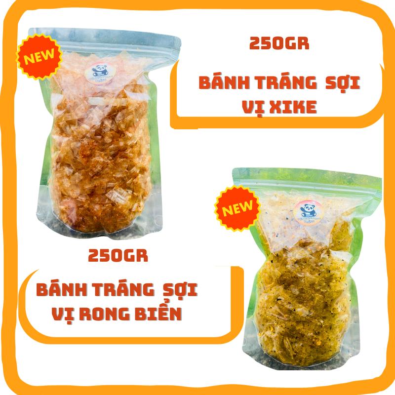 500g Bánh tráng sợi rong biển + Sợi xike Đặc Sản Tây Ninh - Tiệm Bánh Tráng Cute Ăn Vặt Snack Food Thức Ăn