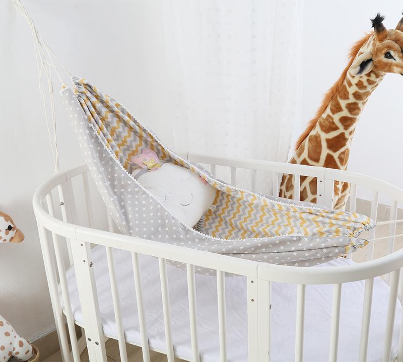 Product Introduction of INS Children's Swing Indoor Outdoor Hanging Basket Kids Hanging Cloth Bag Baby Home Cartoon Hammock 26