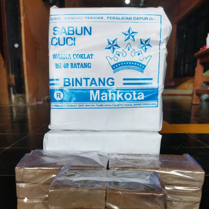 HARGA 1 ball isi 6pack 48pcs Sabun Cuci Bintang Mahkota pembersih multiguna Anti bakteri 7