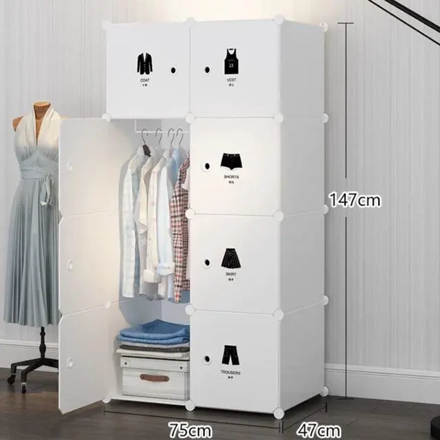 TỦ NHỰA LẮP GHÉP THÔNG MINH 8 Ô sâu 47, TỦ NHỰA LẮP GHÉP ĐA NĂNG ( chọn hình theo phân loại) bảo hành 1 năm 6