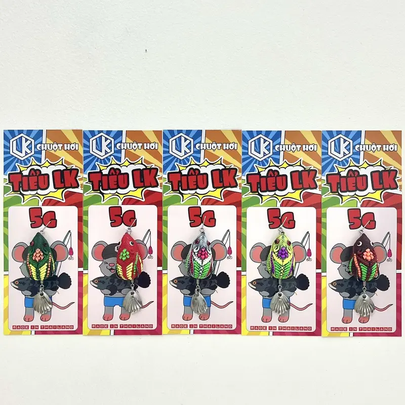 [LK HÒA] MỒI CÂU CHUYÊN LURE CHUỘT LK ACTION NỔI (S/7G, M/8G, M/SKIN8G VÀ L/12G LỬNG) Đi Câu Câu Cá Fishing Bắt Cá 8