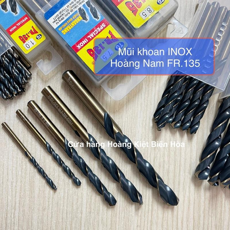 Product Introduction of Mũi khoan INOX Hoàng Nam FR.135 Mũi Đen (Chuyên Khoan INOX dày, Sắt, Thép, Gỗ...) Size 1mm-12mm Chính Hãng 25