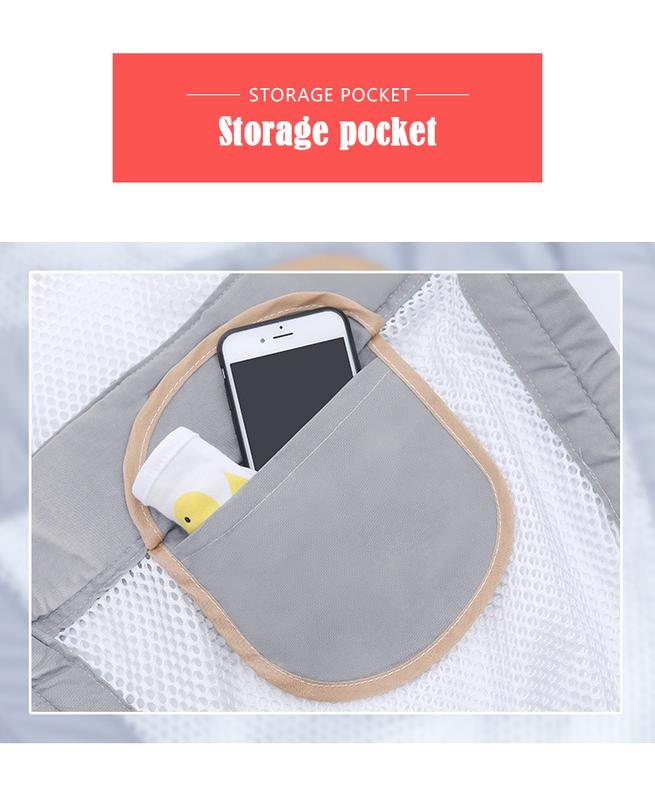 Product Introduction of Beby Accessories Ergonomic Newborn Wrap Baby Carrier Mesh Fabric Infant Front Back Strap Sling Holder Kangaroo 8