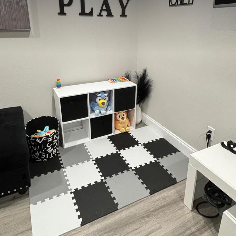 Set 20 và 30 miếng xốp lót sàn nhiều màu size 30x30x1cm (loại 1) B. có viền Đồ Chơi, Toys thảm nền nhà