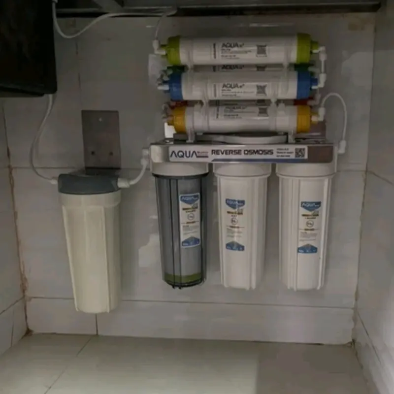 Bộ lọc nano aquasumo  8 cấp, không dùng điện, không nước thải, ly organic, vòi, lõi, van cấp, dây đầy đủ 3
