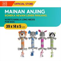 Gambar M-Pets Nabila Long Necks Squeaky Toy / Boneka Mainan Anjing Bunyi dari M-Pets Volk Pets Indonesia Kota Tangerang 1 Tokopedia
