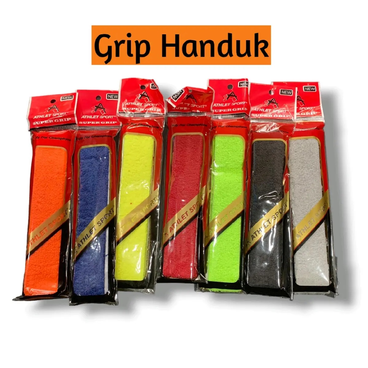 Grip Handuk Anti Licin Raket Badminton Menyerap Keringat