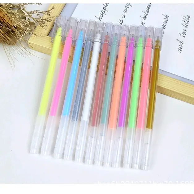Pulpen Warna Pastel Lucu Aesthetic stationery 1