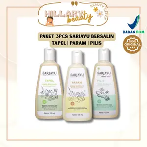 [ISI 3PCS] BUNDLE SPESIAL SARIAYU HABIS BERSALIN | Krim Tapel (Kemasan ) Contour Cream / Pilis (Body Refreshing Cream) / Param (Body Warming Cream) / Habis Bersalin Habis Lahiran 100ML