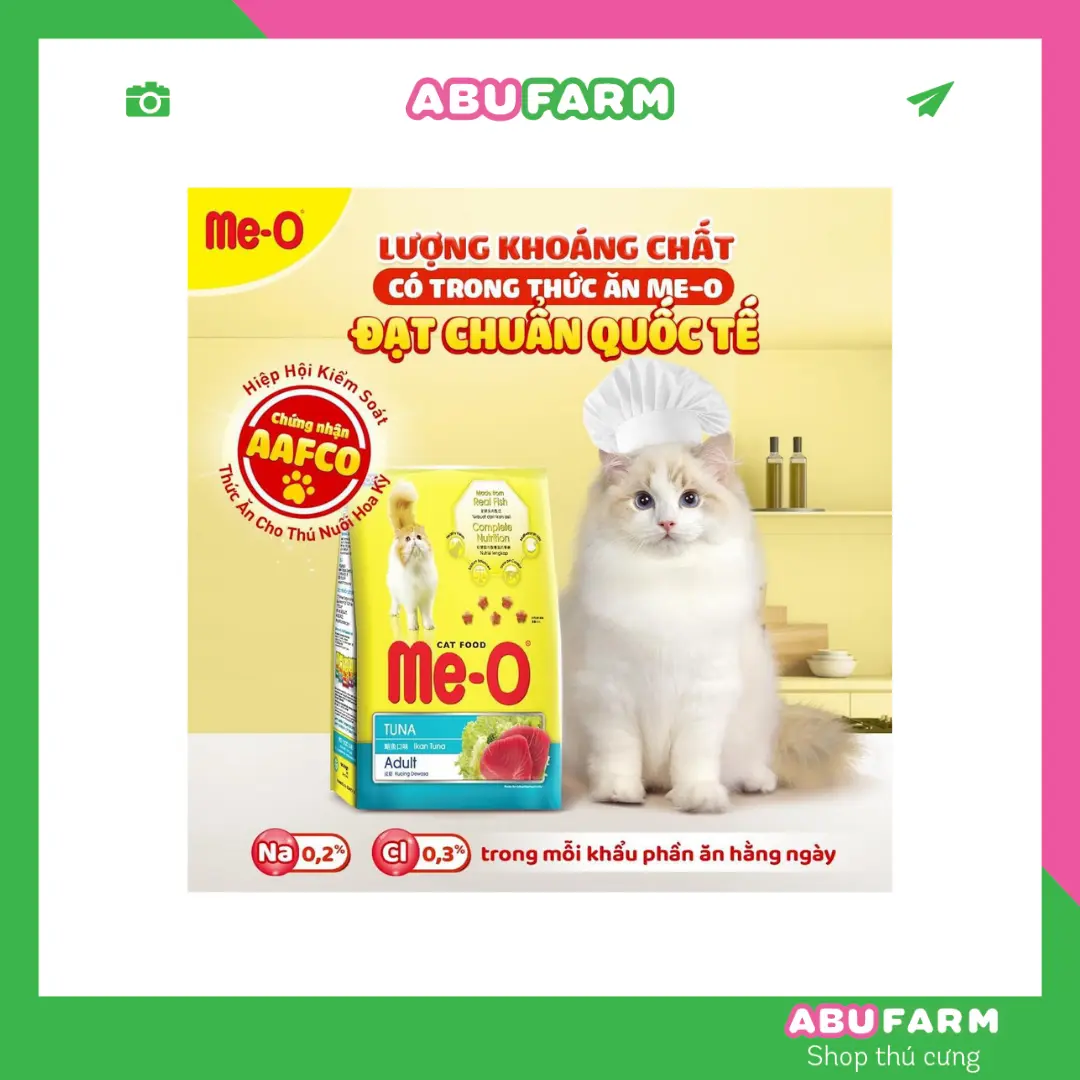 Thức Ăn Mèo Trưởng Thành Me-O Adult 1.2kg