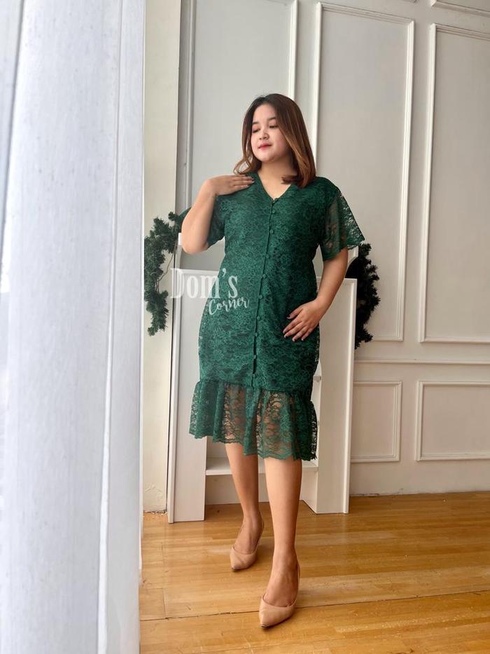 silk and lace mini dress Shona Joy - Maisie Lace Slip Mini Dress main image 0