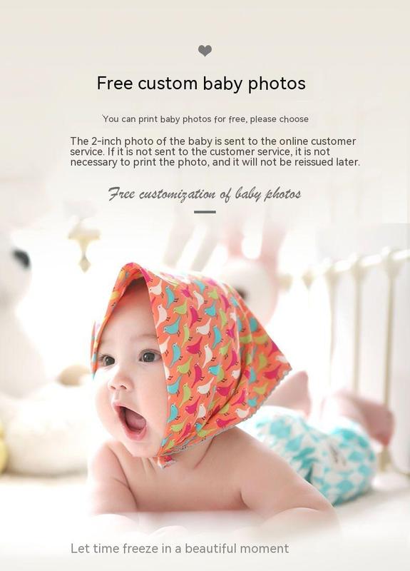 Product Introduction of Baby Hand and Foot Marks Fetal Hair Souvenir Diy Homemade Creative Newborn Baby Footprints Hand Print Photo Frame 1