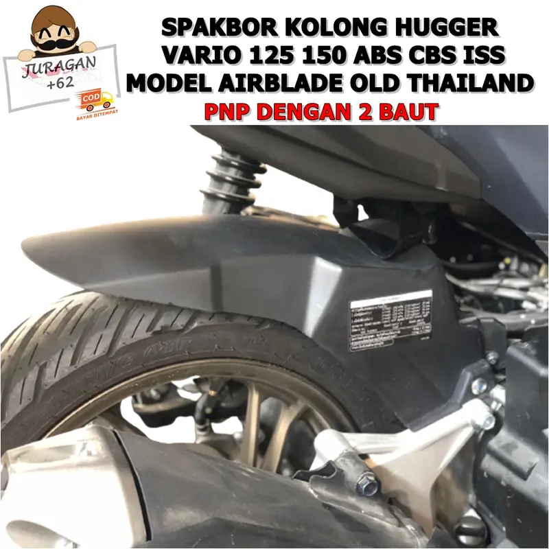 HUGGER HAGER HUGER VARIO 125 150 OLD NEW ISS CBS ABS SPAKBOR KOLONG AIR BLADE HONDA VIETNAM MOTOR MOTORCYCLE ACCECORIES AKSESORIES SPORTY 2012 2013 2014 2015 2016 2017 2018 2019 2020 2021 2022 2023 2024 5