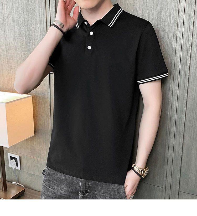 Product Introduction of Áo Polo, Phong Cách Nhật Bản, Ngắn Tay, Áo Thun Nam, Hợp Xu hướng, Dáng Rộng Vừa Vặn, Dễ Phối Đồ, Thường Ngày, Cổ Polo, Quần Áo Mới Mùa Hè 2021 11