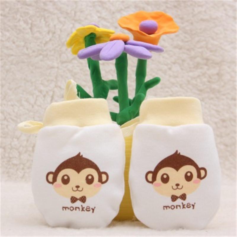 Product Introduction of New Baby Gloves Cute Cartoon Infant Pure Cotton Scratch Newborn MittsBoy Fabric Care 3