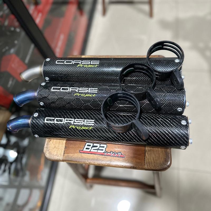selencer knalpot corse project original carbon kevlar free kleman selincer 1