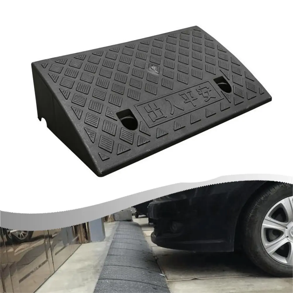🔥Best offer🔥Plastic Kerb Ramp Non-Slip Threshold Ramp 120mm Height for Cars Going Uphill