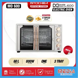 MITO Electric Oven MO600 Double Door 60L | Oven Listrik - Pemanggang Kue dan Makanan